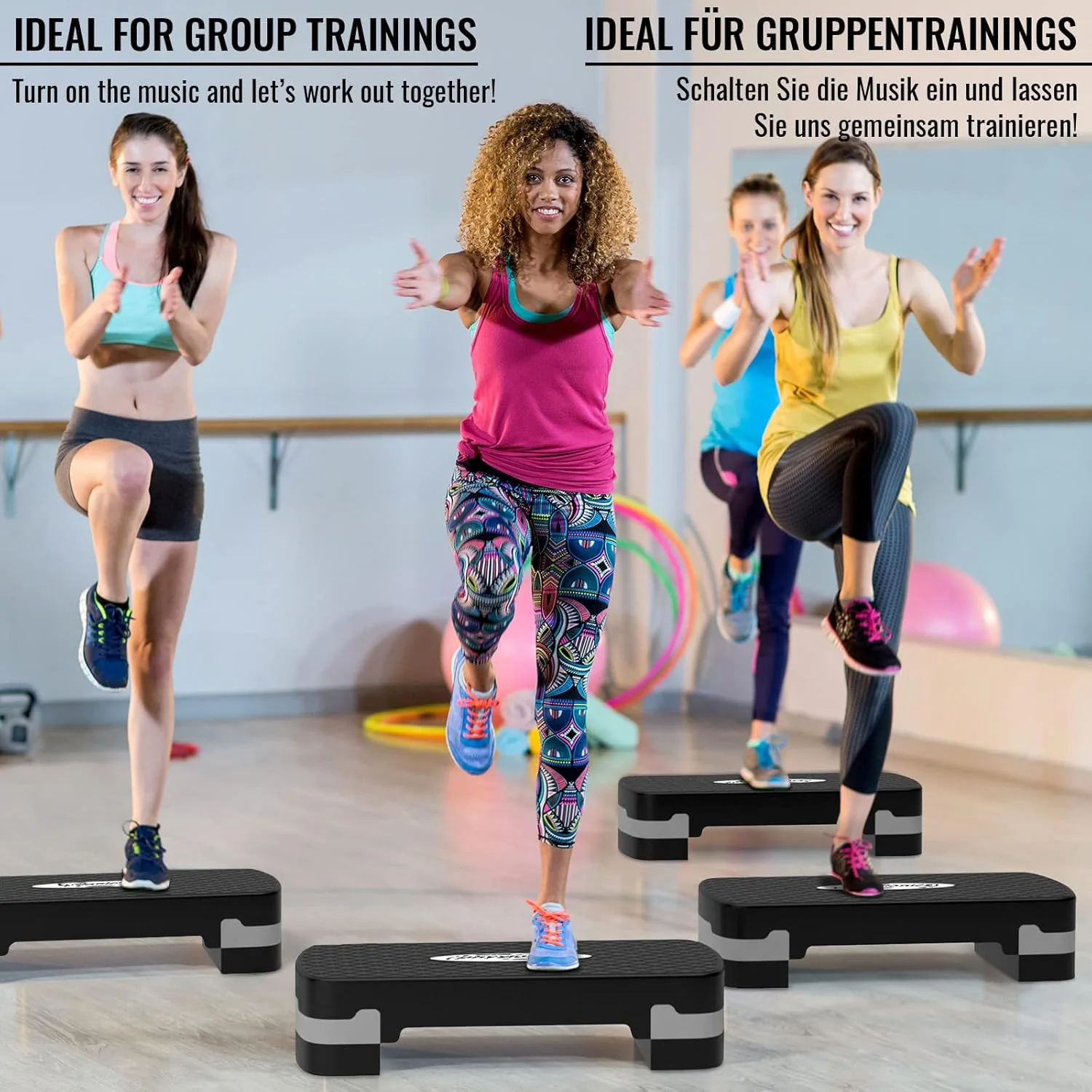 Steppbrett Aerobic 3 Stufen - Image 6