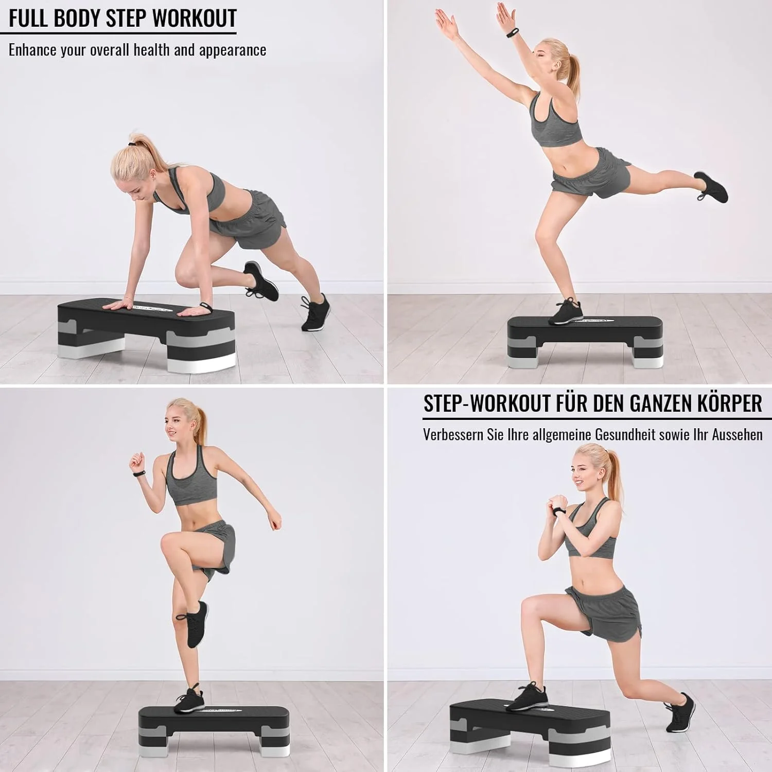 Steppbrett Aerobic 3 Stufen - Image 9