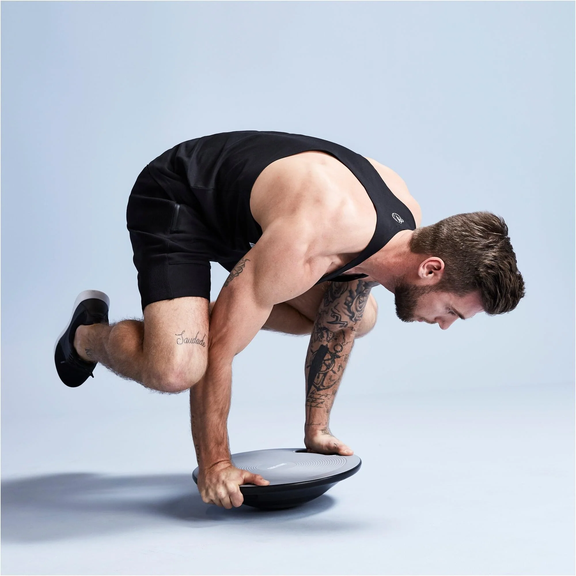 Balance Board mit Griffen in Schwarz/Dunkelgrau - Image 8