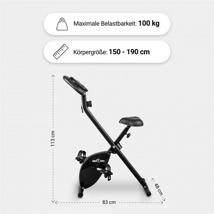 Heimtrainer Fahrrad klappbar - Image 4