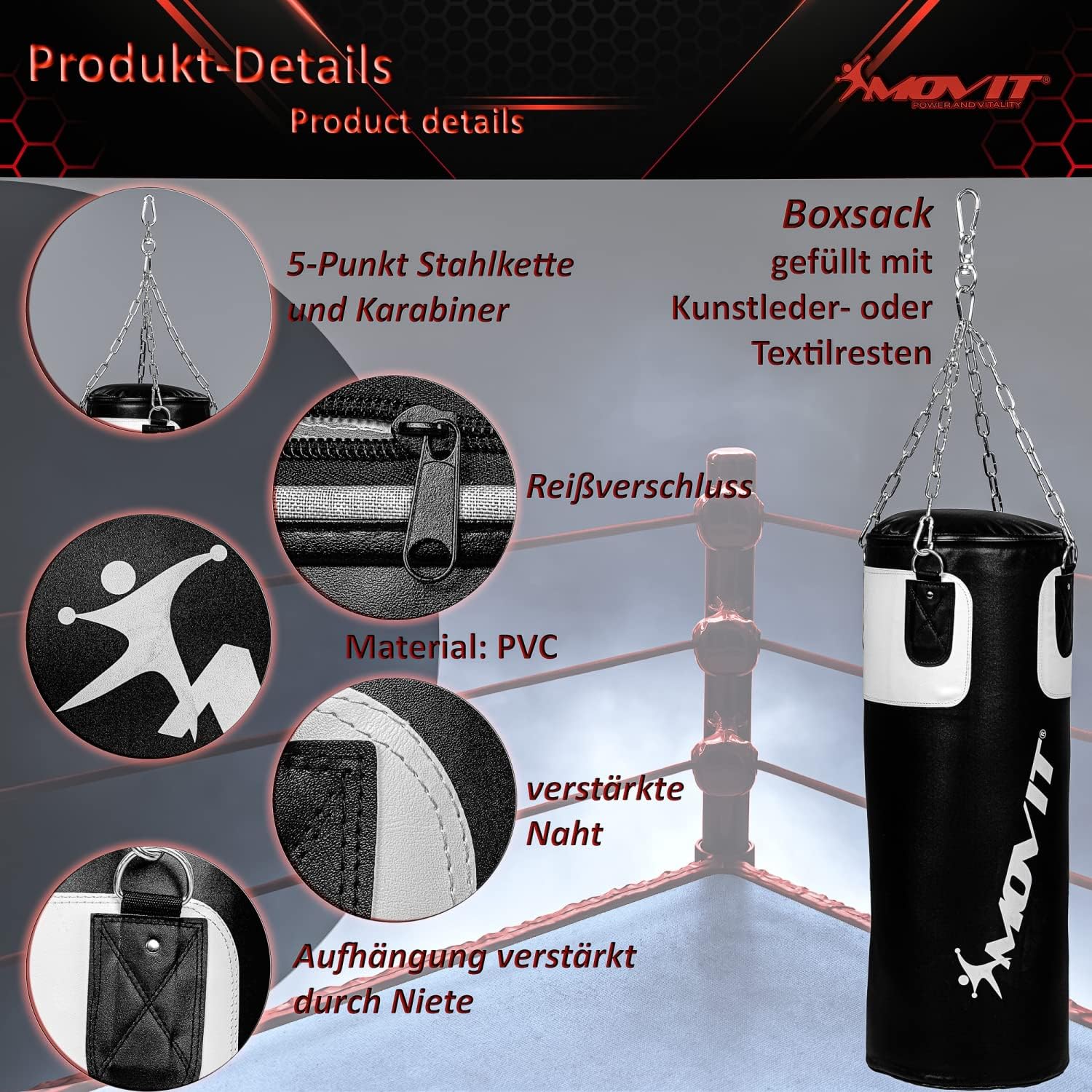 Boxset inkl. Boxsack, Boxhandschuhen und Bandagen - Image 11