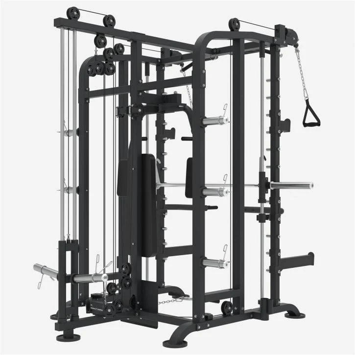 Smith Machine inkl. Klimmzugstange, Kabelzug und Butterfly - Image 3