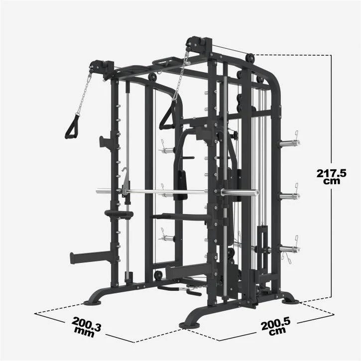 Smith Machine inkl. Klimmzugstange, Kabelzug und Butterfly - Image 5