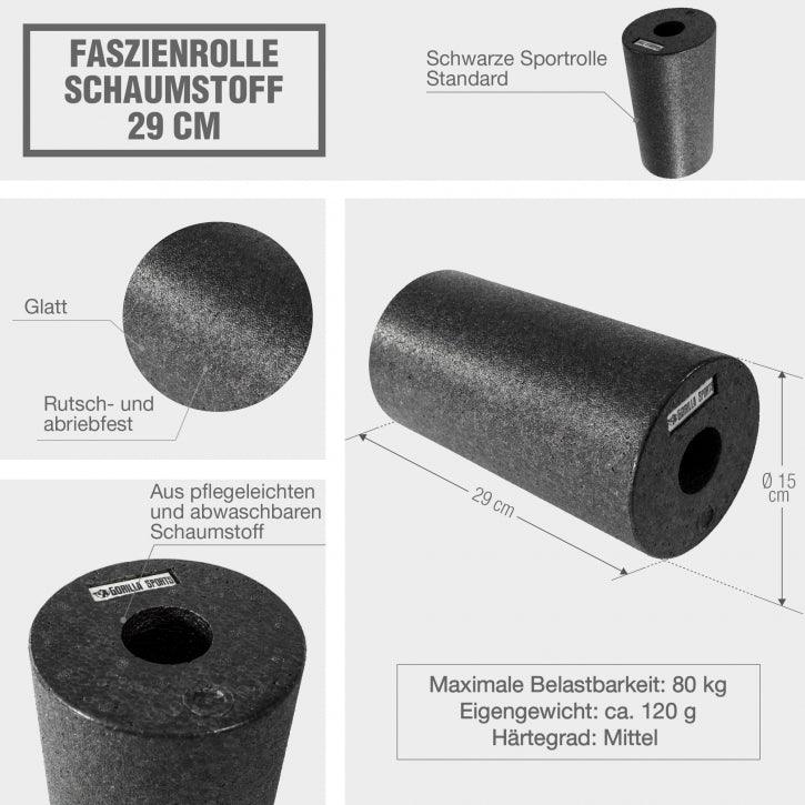 Faszienrolle in schwarz - Image 4