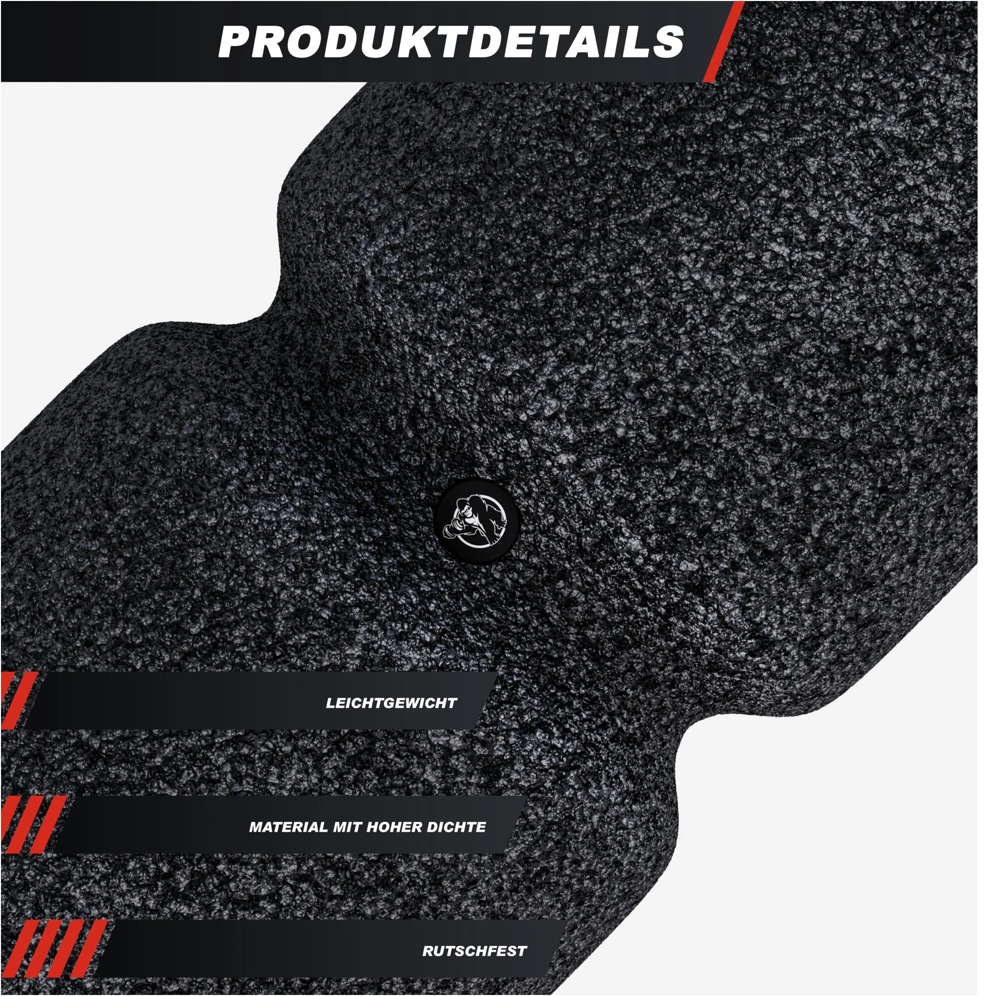 Faszienrolle 38 cm - mit Umlaufrille - Image 17