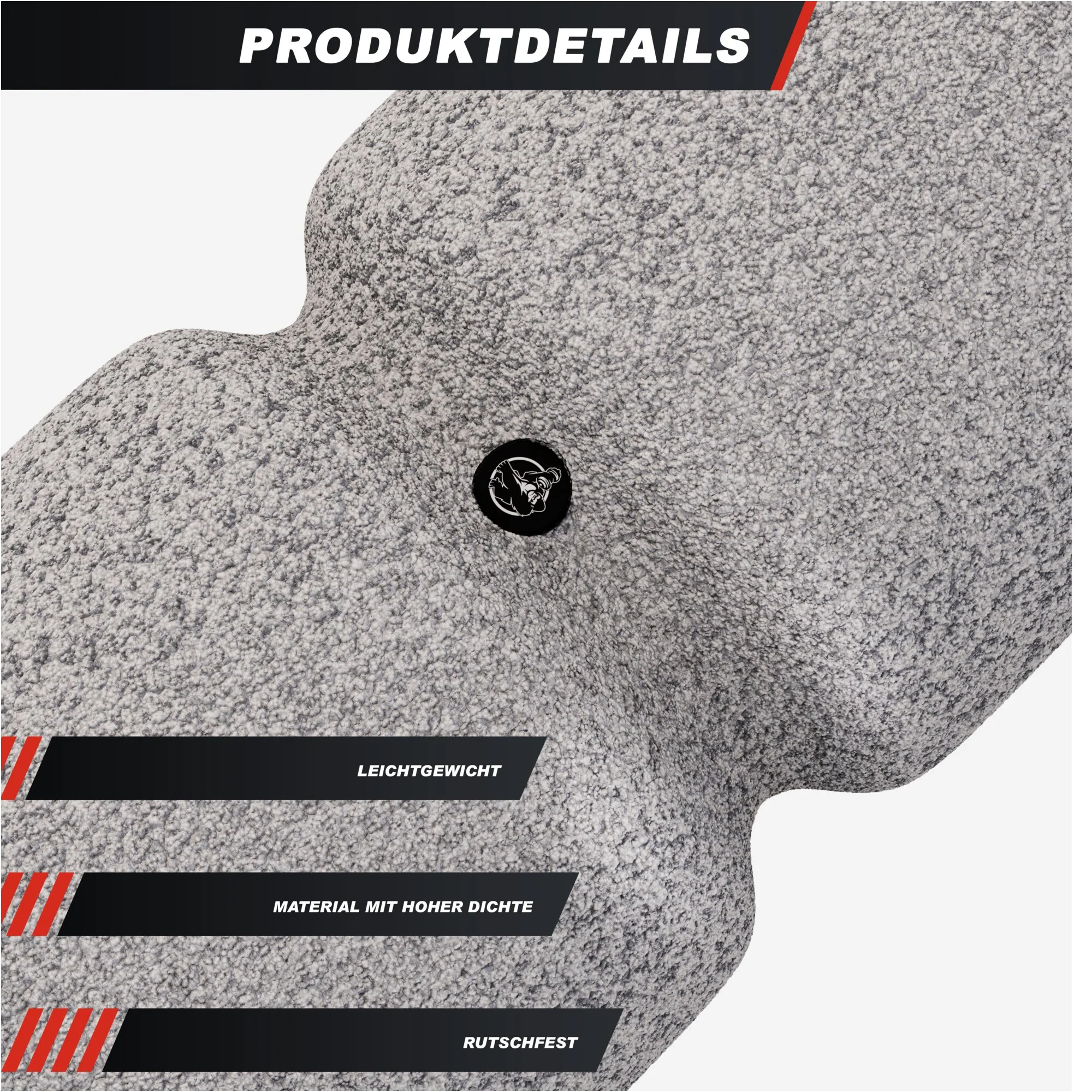 Faszienrolle 38 cm - mit Umlaufrille - Image 19