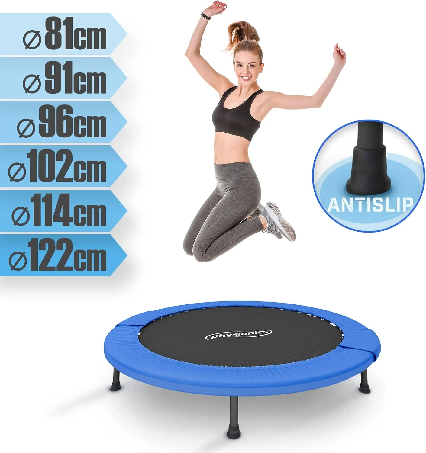 Fitness Trampolin 81 - 122 cm - Image 3