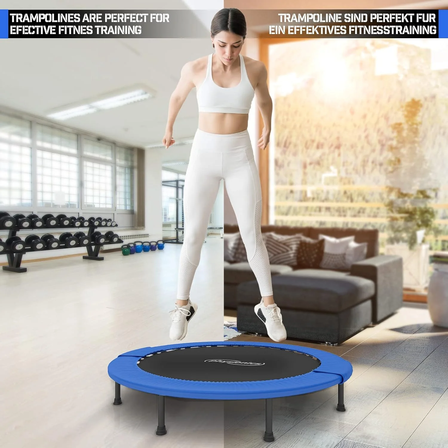 Fitness Trampolin 81 - 122 cm - Image 43