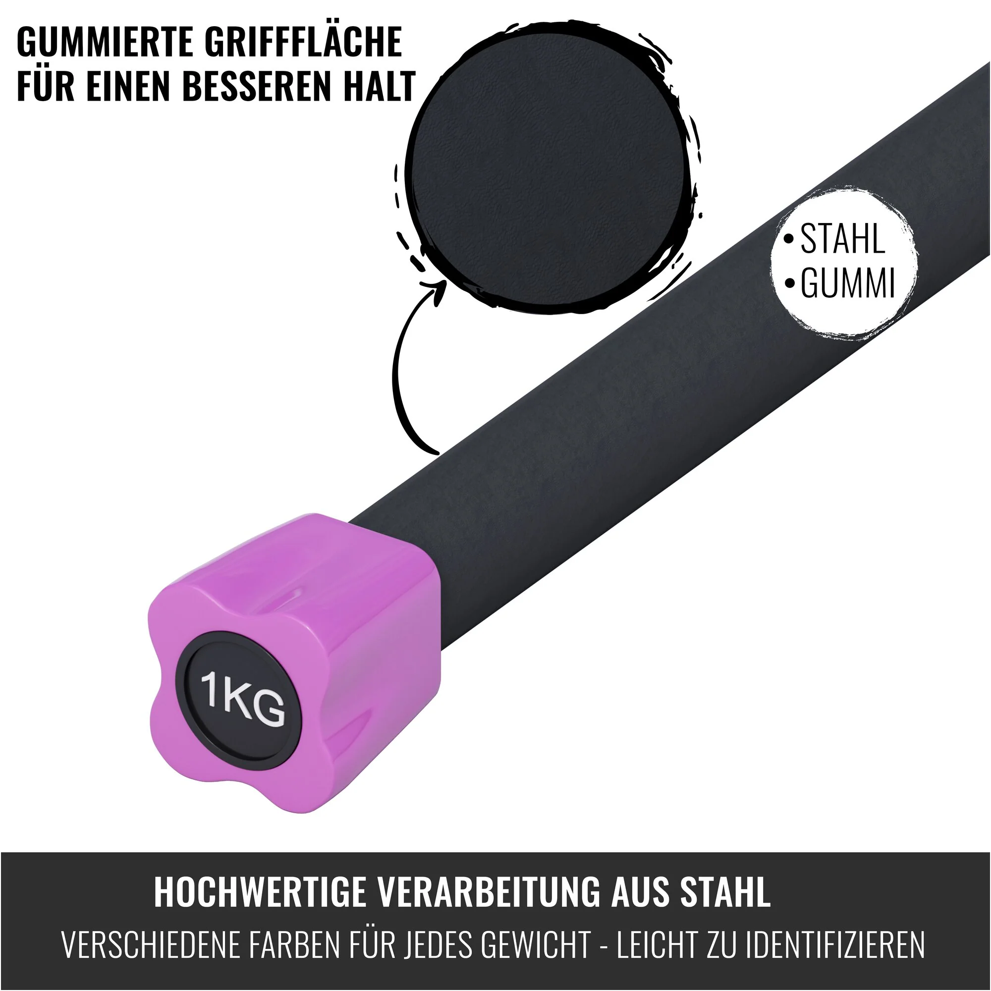 Gewichtsstange Aerobic 1 - 10 kg - Image 60