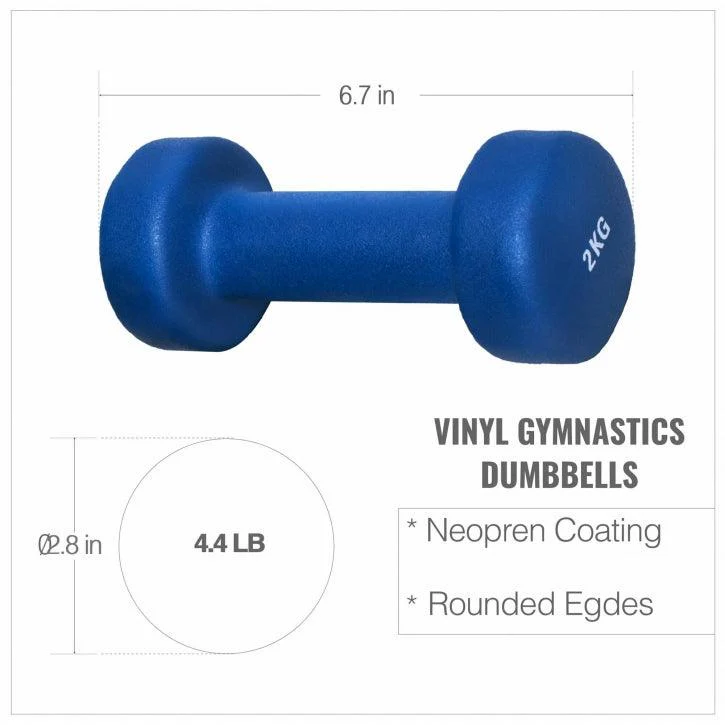 Gymnastikhanteln Neopren 2 x 1-10 Pfund (0,5 kg - 4,5 kg) - Image 10