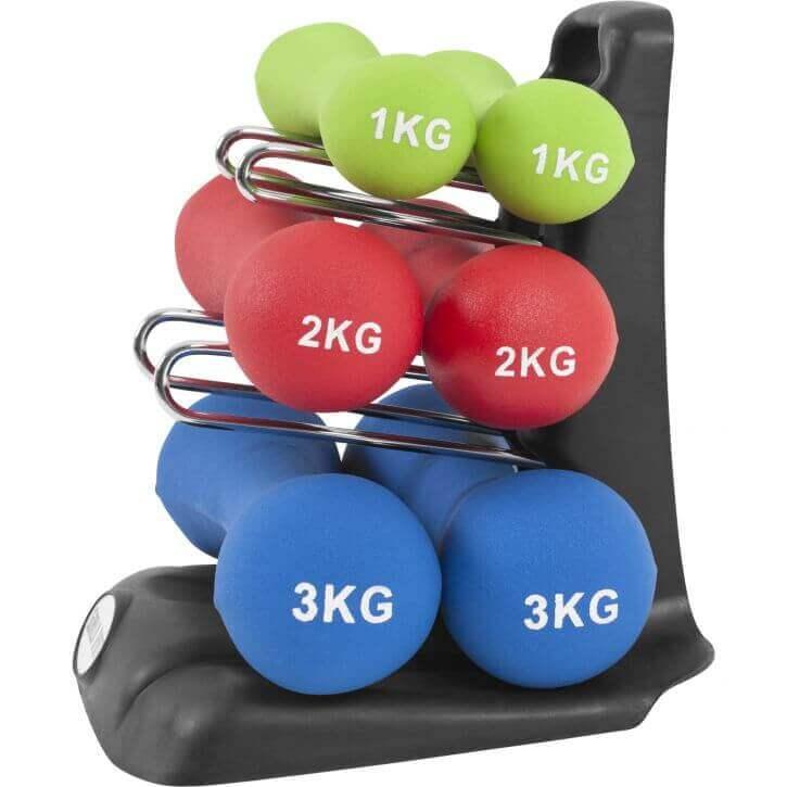 Gymnastikhantelset Neopren 12 kg - Image 6