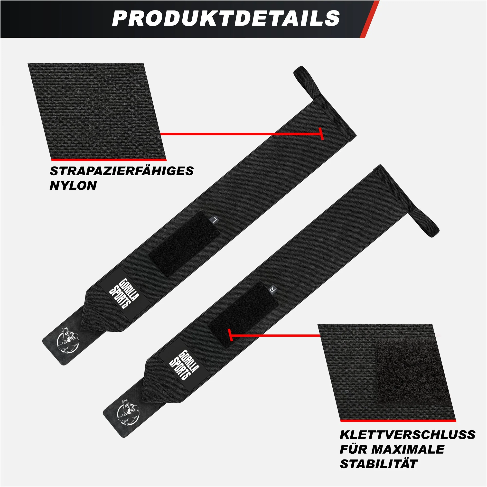Handgelenk Bandage 2er Set 45 cm - Image 7