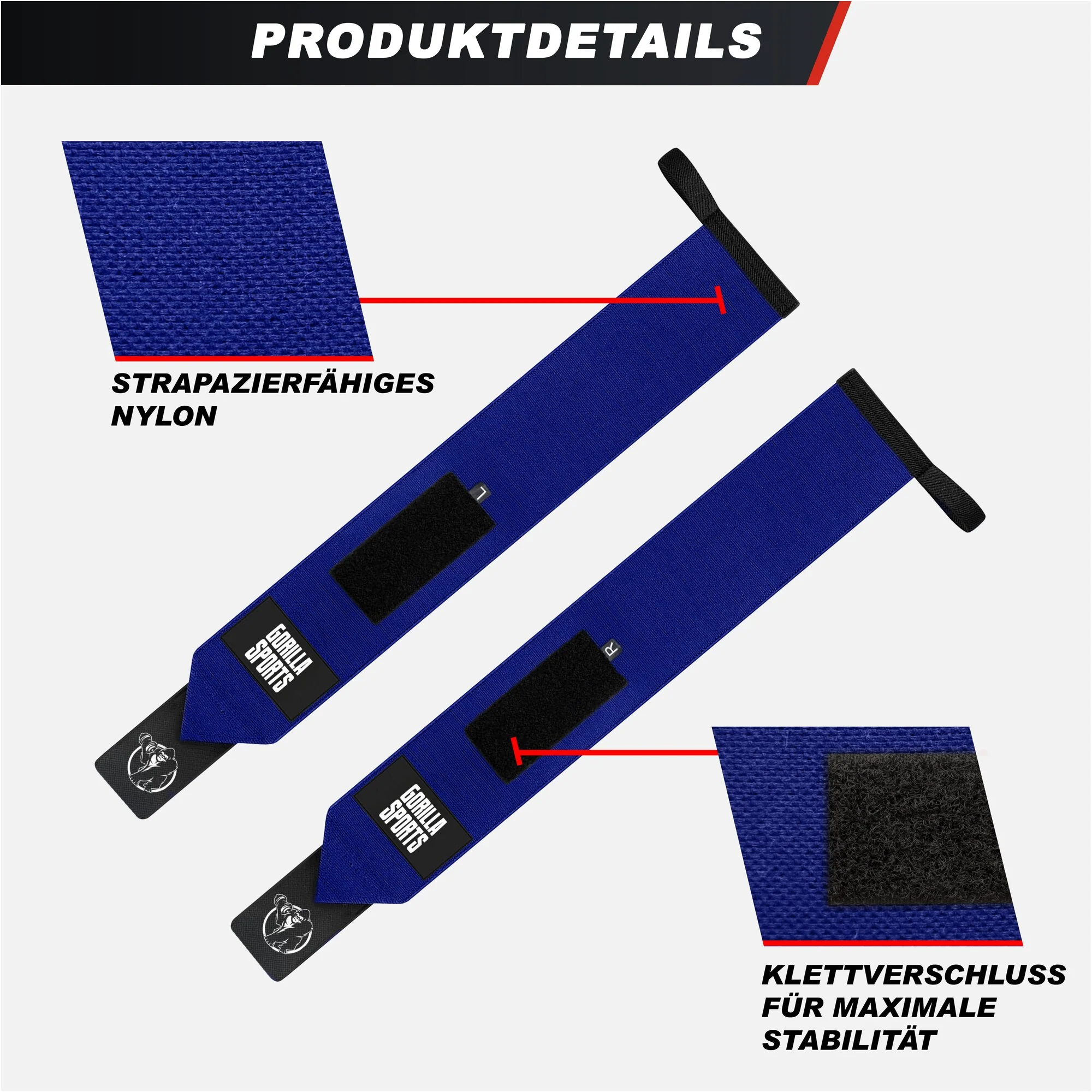 Handgelenk Bandage 2er Set 45 cm - Image 8