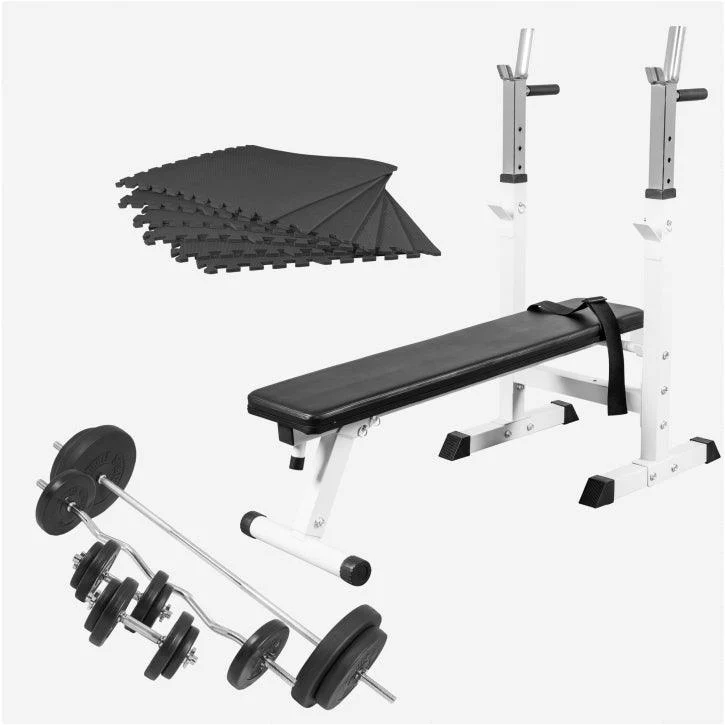 Hantelbank Komplettset 100 kg - Image 7