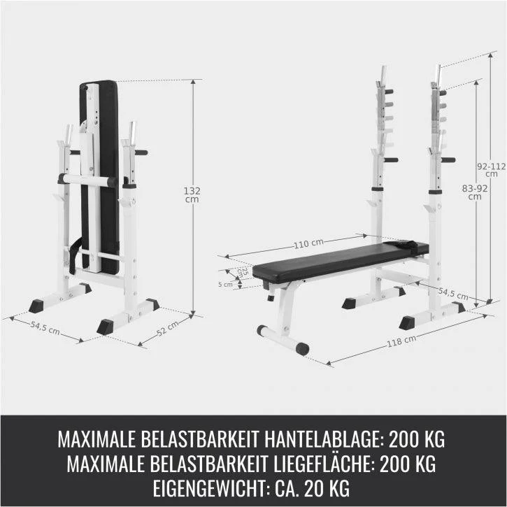 Hantelbank Komplettset 100 kg - Image 9