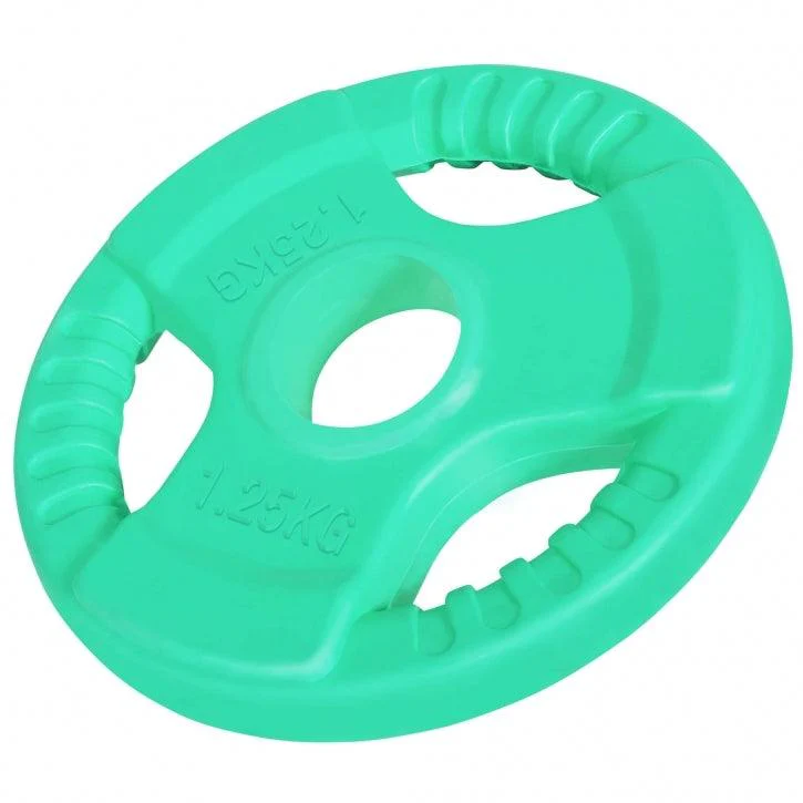 Hantelbank mit Olympia Langhantel Set Gummi Gripper 150 kg - Image 12