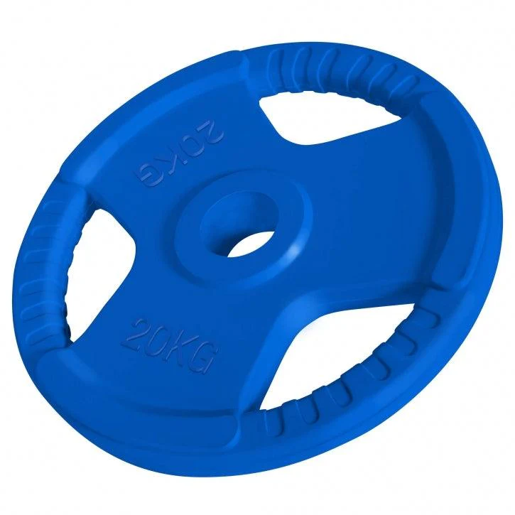 Hantelbank mit Olympia Langhantel Set Gummi Gripper 150 kg - Image 17