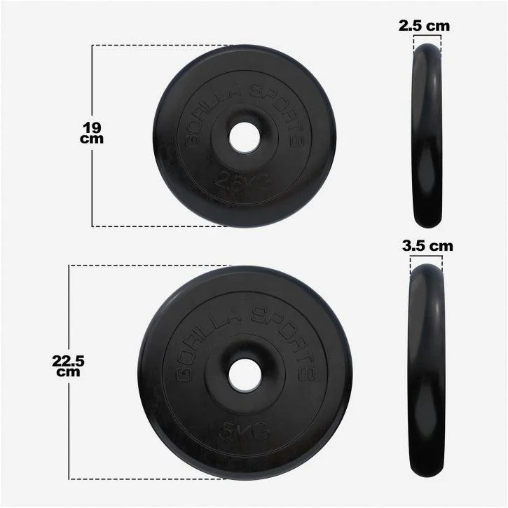 Hantelscheibe 30/31 mm Gummi 1,25 - 25 KG - Image 69