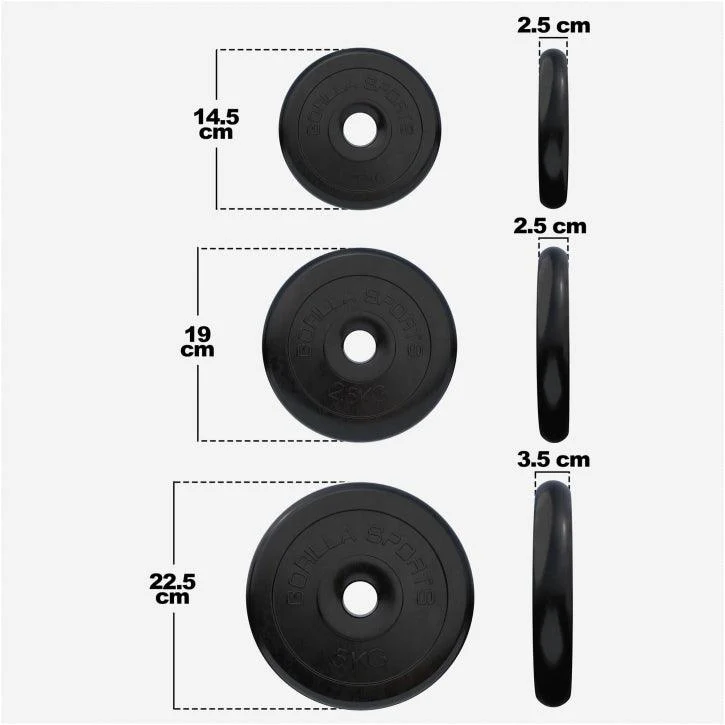 Hantelscheibe 30/31 mm Gummi 1,25 - 25 KG - Image 72
