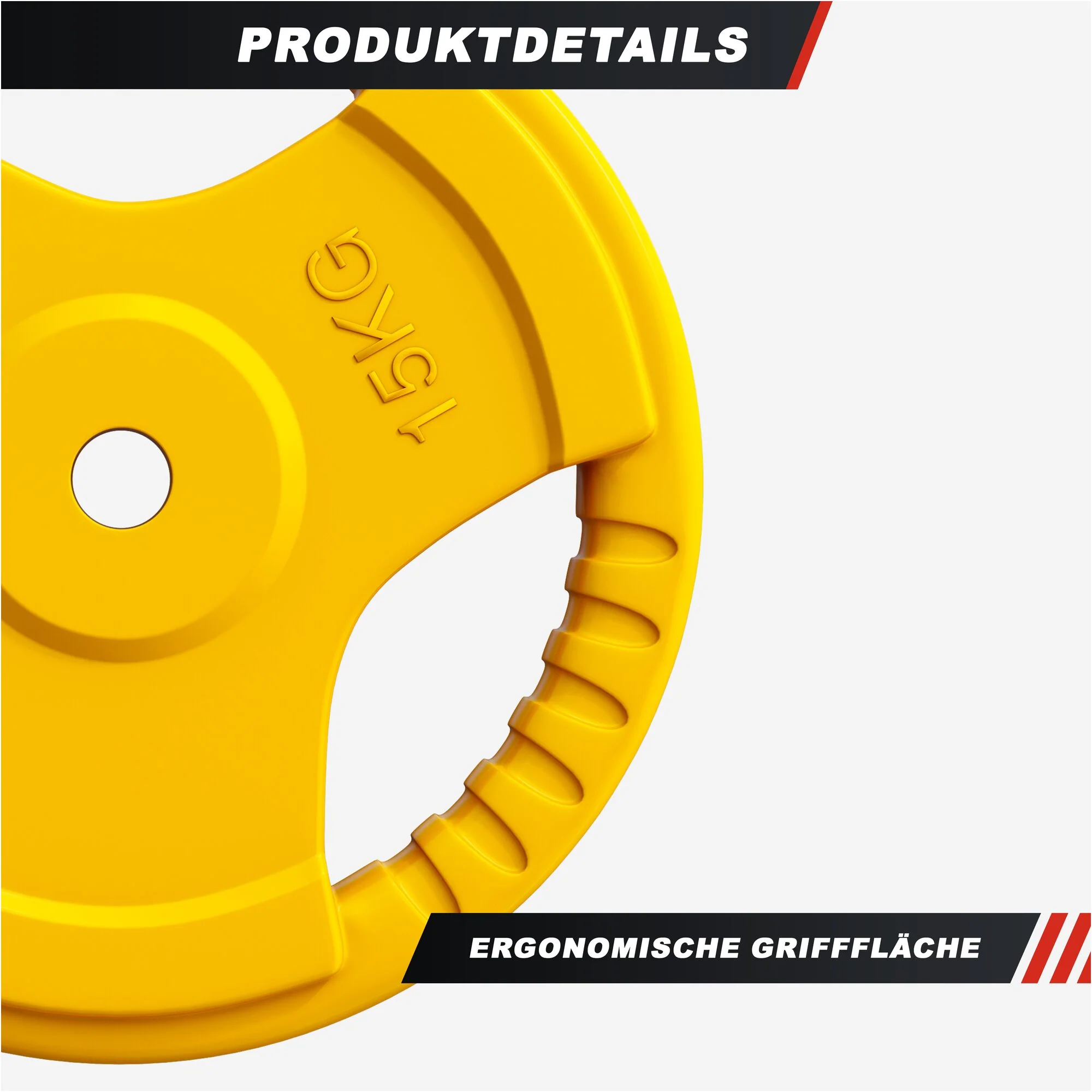 Hantelscheibe 30/31 mm Gummi Gripper 1,25-25 KG - Image 11