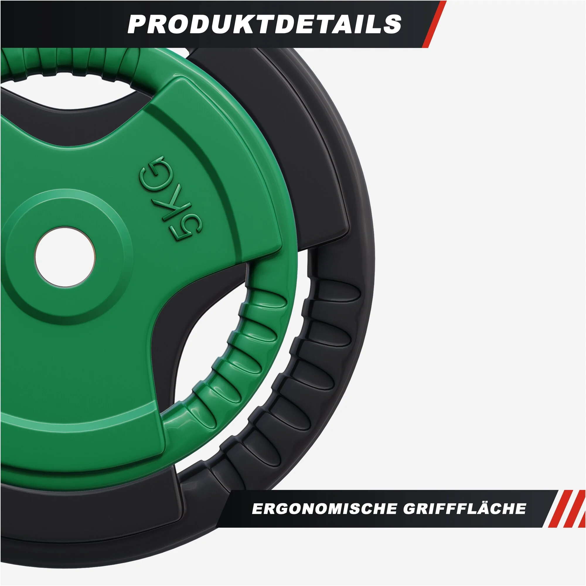 Hantelscheibe 30/31 mm Gummi Gripper 1,25-25 KG - Image 12