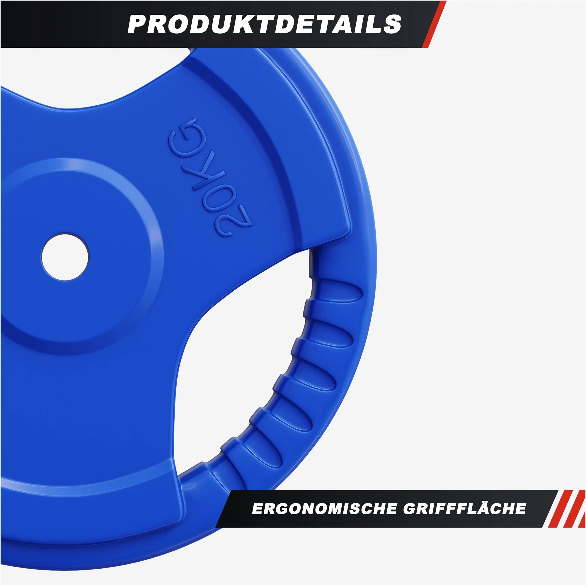 Hantelscheibe 30/31 mm Gummi Gripper 1,25-25 KG - Image 13