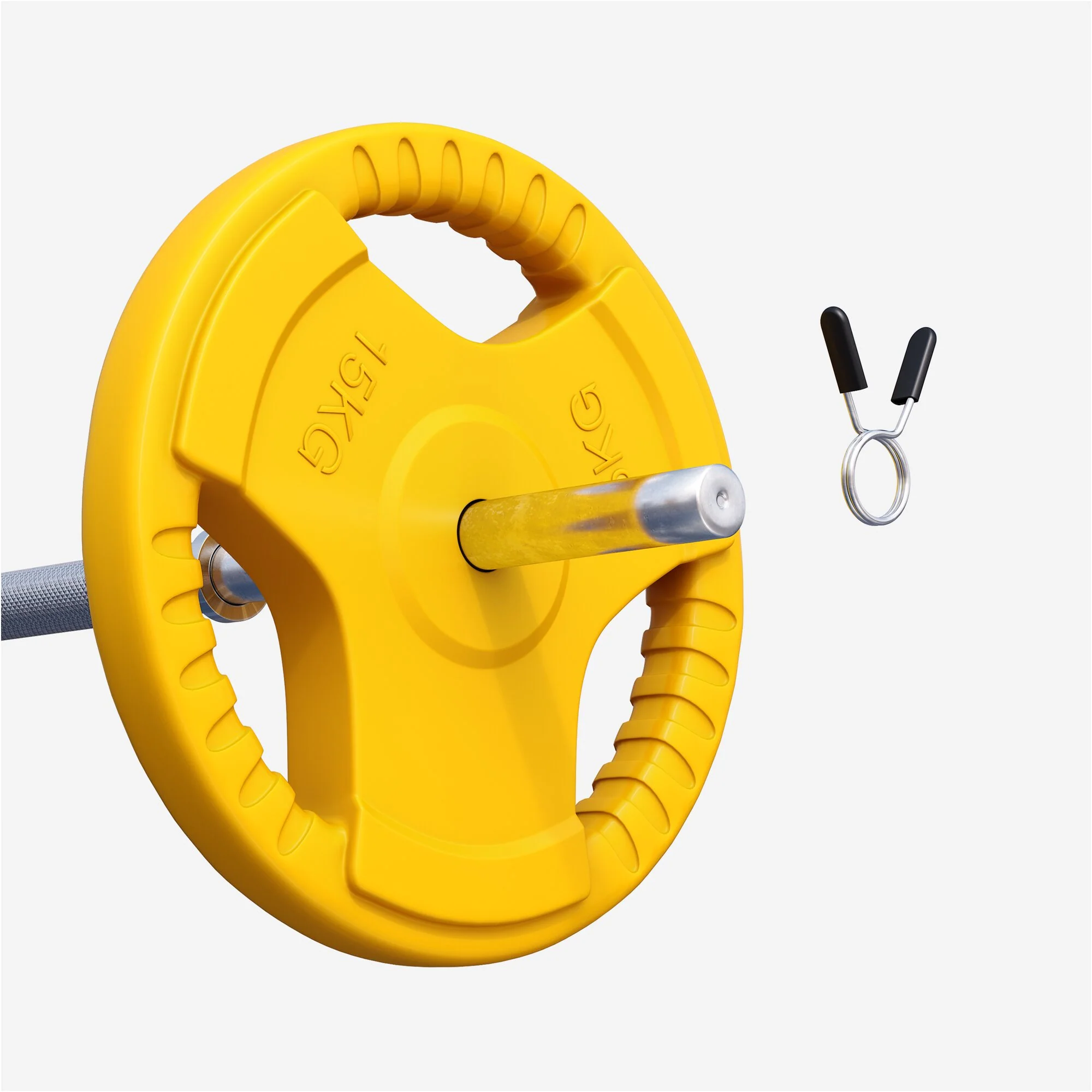 Hantelscheibe 30/31 mm Gummi Gripper 1,25-25 KG - Image 40