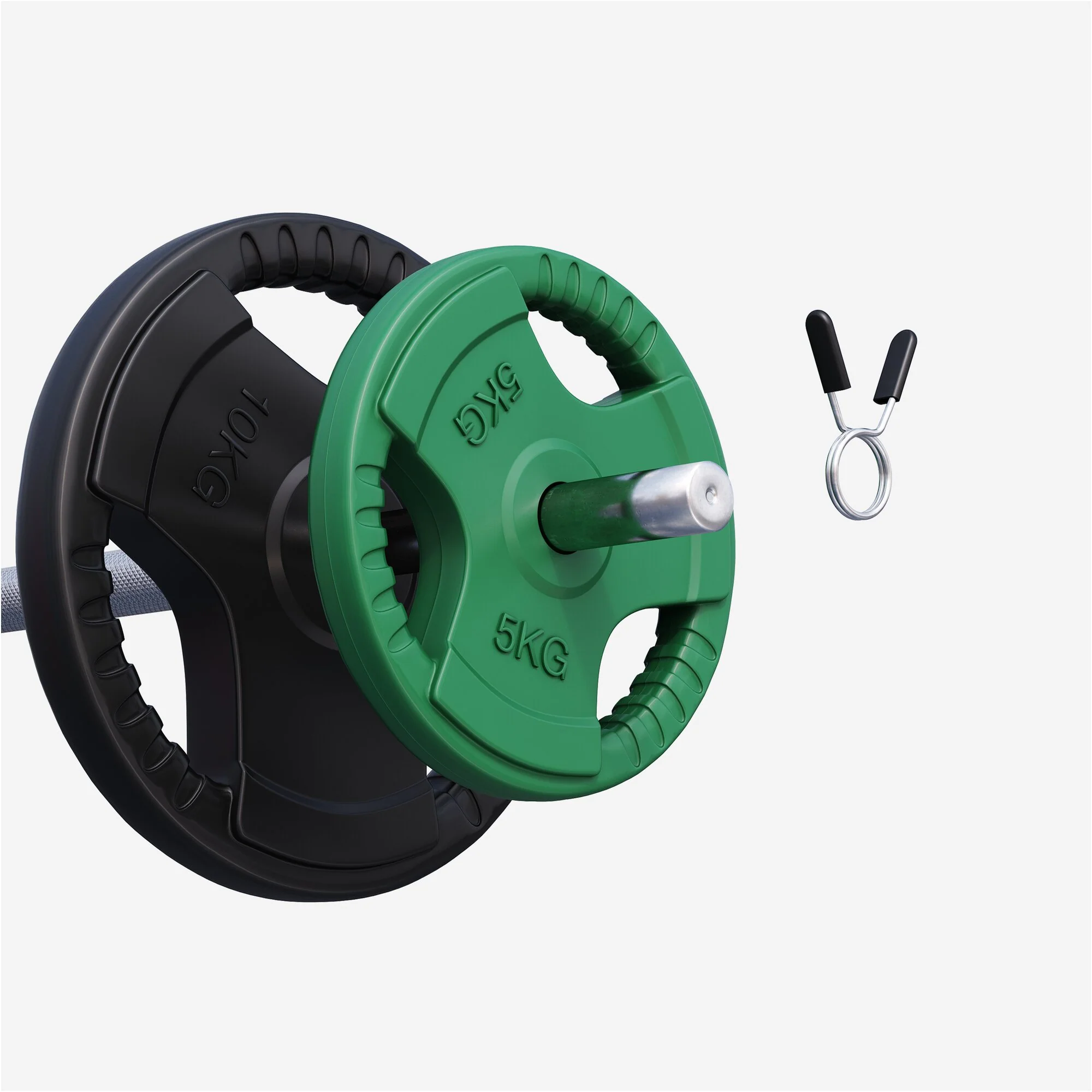 Hantelscheibe 30/31 mm Gummi Gripper 1,25-25 KG - Image 50