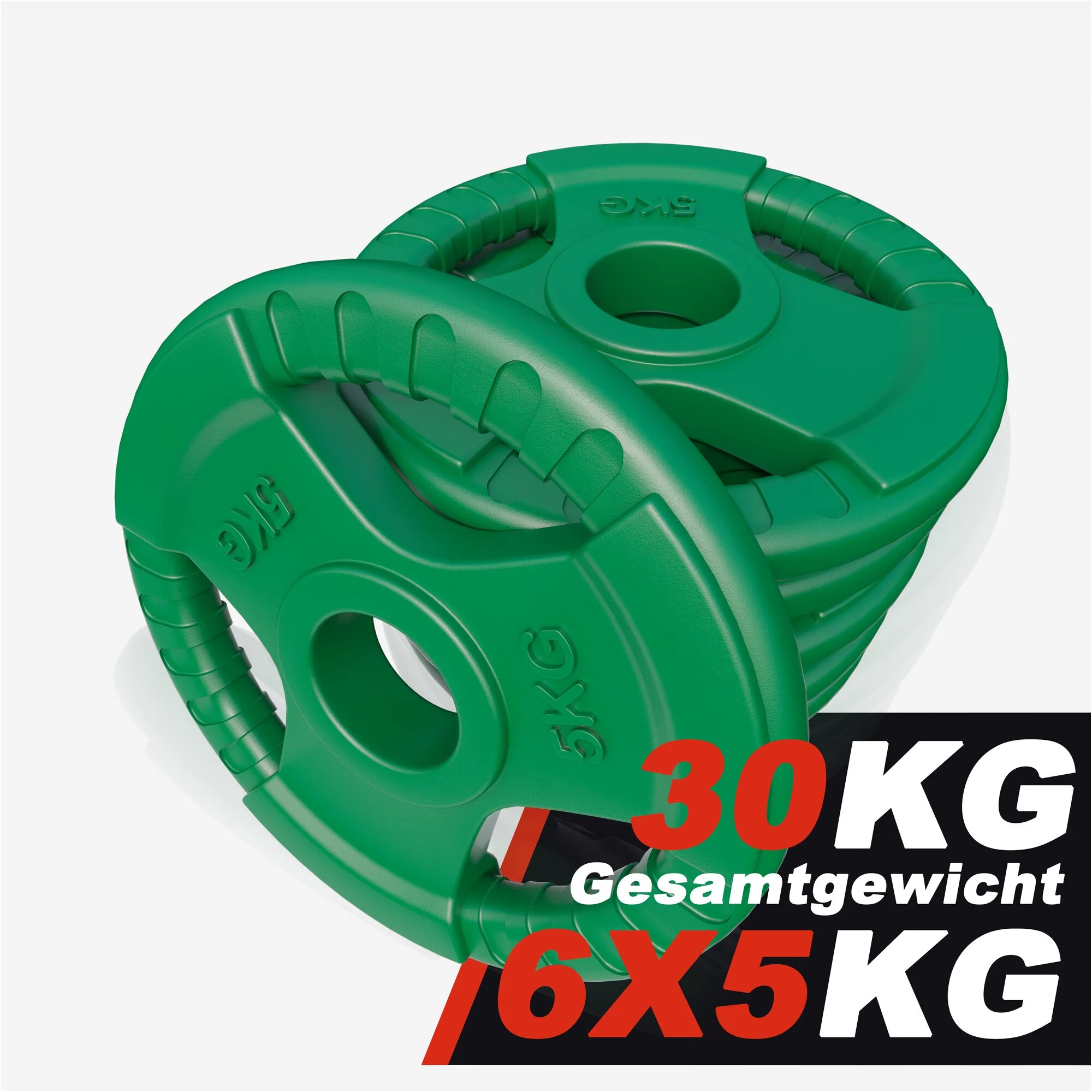 Hantelscheibe 50/51mm Olympia Gummi Gripper 1,25-25 KG - Image 17