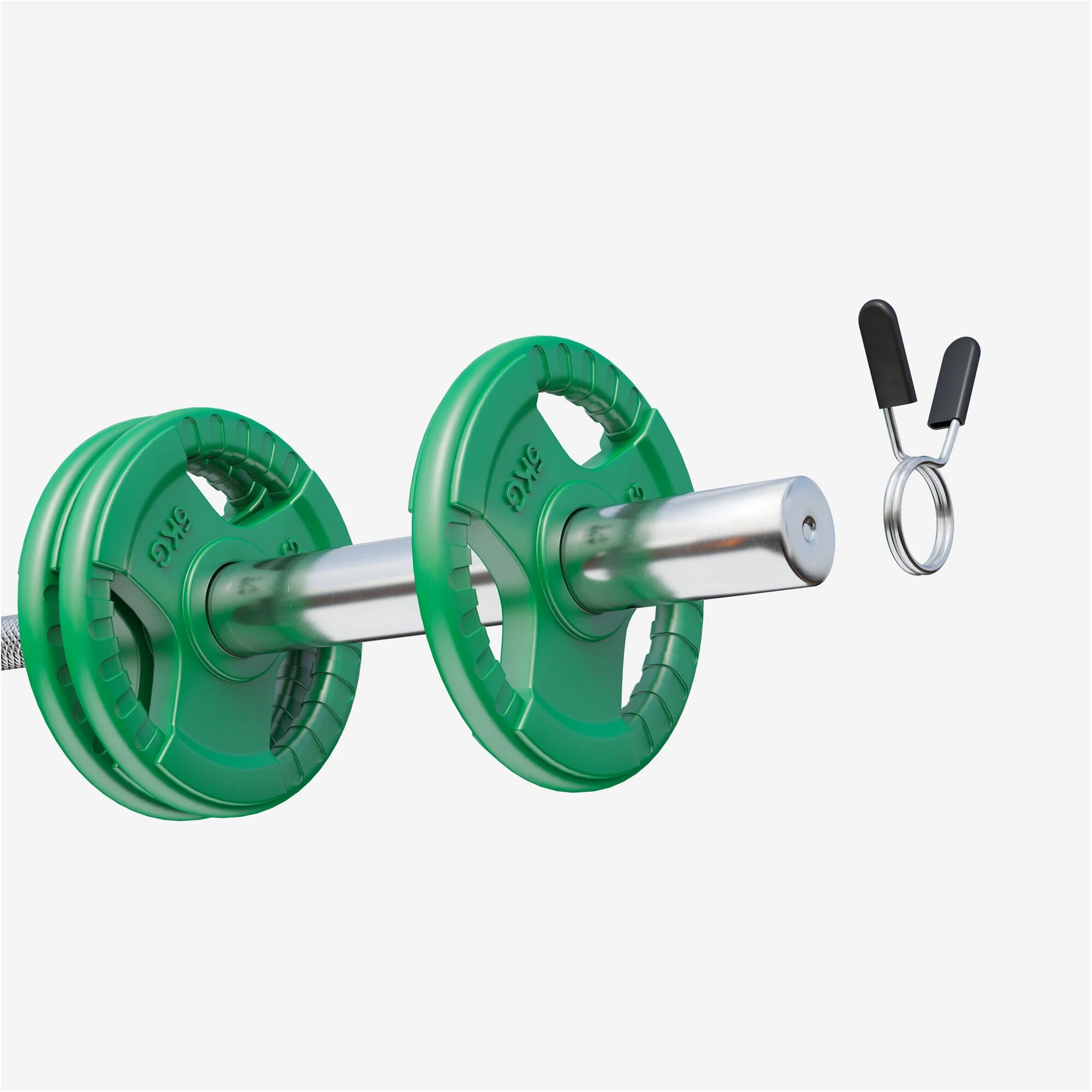 Hantelscheibe 50/51mm Olympia Gummi Gripper 1,25-25 KG - Image 48