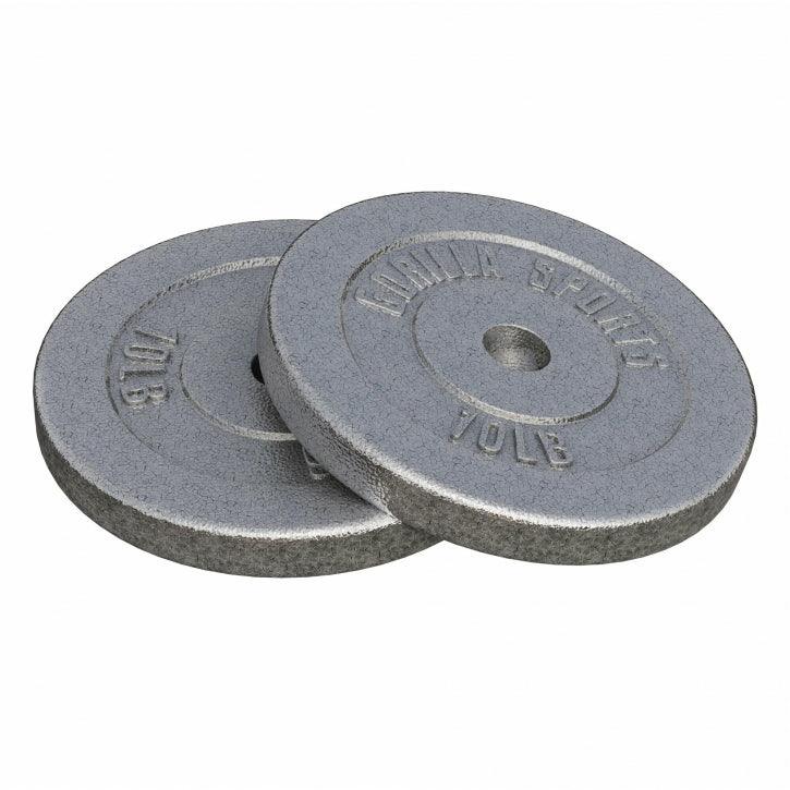 Hantelscheibe Guss - 2,5 - 55 Pfund (1,1 - 24,9 kg), Ø 1" (2,5 cm), Gusseisen - Image 11