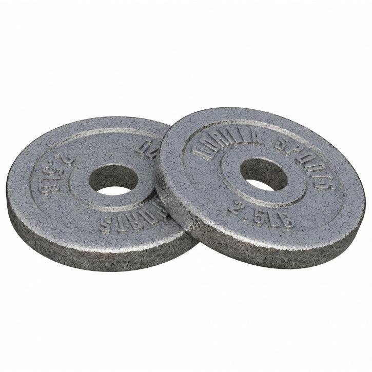 Hantelscheibe Guss - 2,5 - 55 Pfund (1,1 - 24,9 kg), Ø 1" (2,5 cm), Gusseisen - Image 5