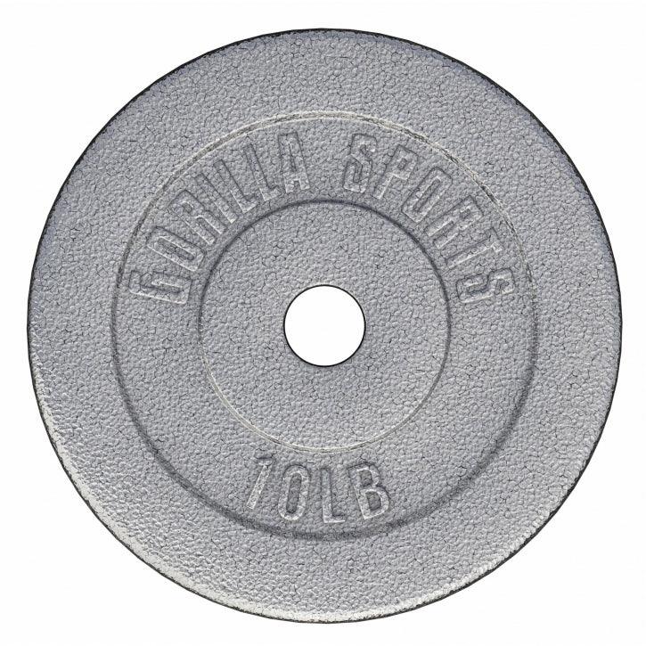 Hantelscheibe Guss - 2,5 - 55 Pfund (1,1 - 24,9 kg), Ø 1" (2,5 cm), Gusseisen - Image 9