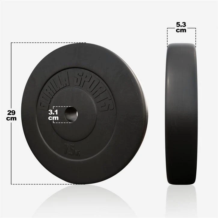 Hantelscheibe 30/31 mm Kunststoff 1,25-15 KG - Image 16