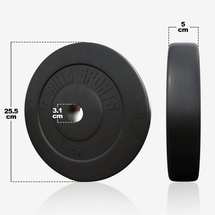 Hantelscheibe 30/31 mm Kunststoff 1,25-15 KG - Image 21