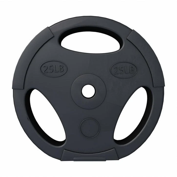 Hantelscheibe Kunststoff Gripper - Ø 1"/25 mm, Kunststoff, mit Zement gefüllt, Einzelgewichte 2,5 - 35 Pfund - Image 12