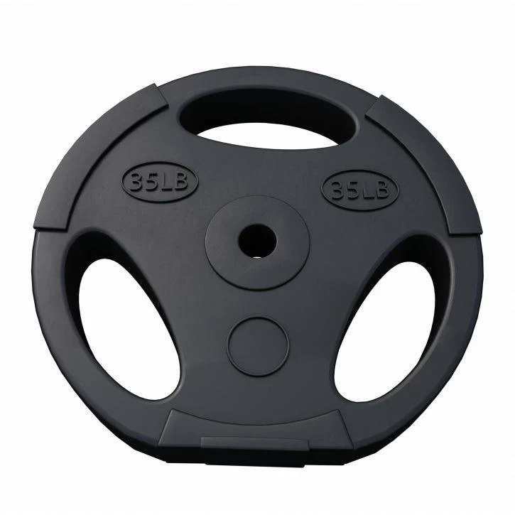 Hantelscheibe Kunststoff Gripper - Ø 1"/25 mm, Kunststoff, mit Zement gefüllt, Einzelgewichte 2,5 - 35 Pfund - Image 6