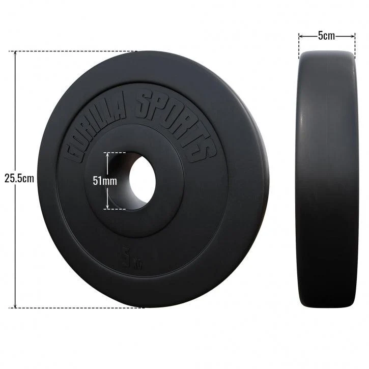 Hantelscheibe Olympia 50/51mm Kunststoff 1,25KG - 15KG - Image 15