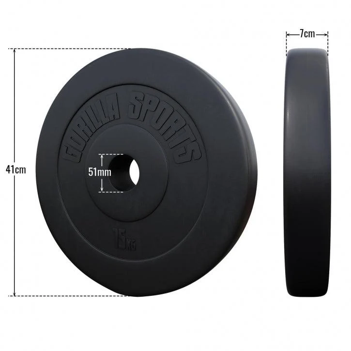 Hantelscheibe Olympia 50/51mm Kunststoff 1,25KG - 15KG - Image 16