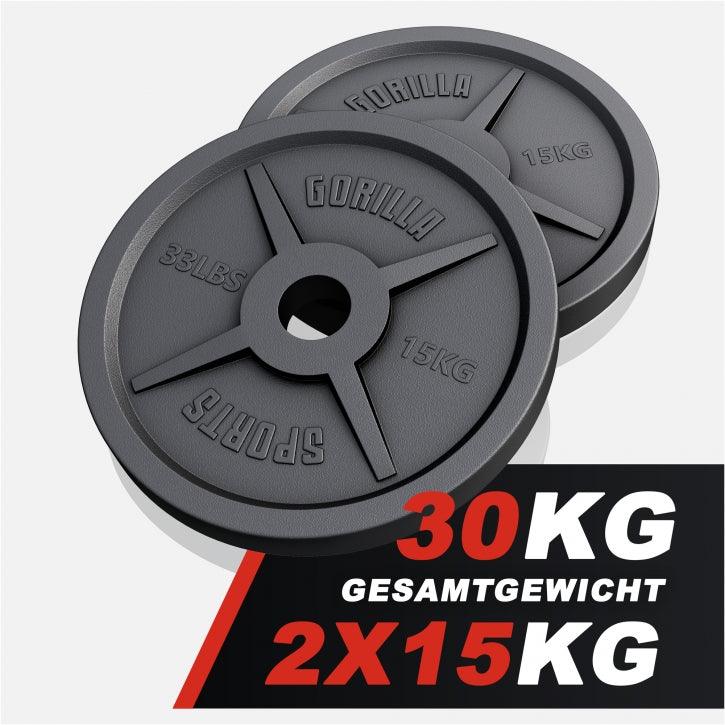 Hantelscheibe Olympia Gusseisen 50/51 mm - Image 32