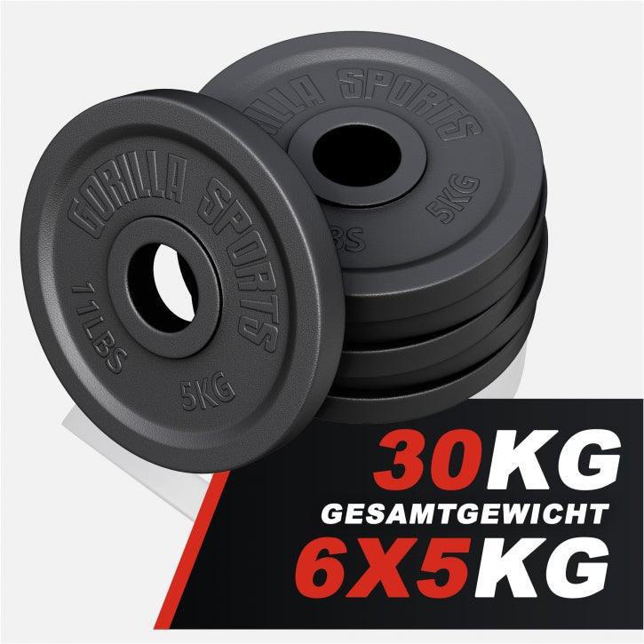 Hantelscheibe Olympia Gusseisen 50/51 mm - Image 34