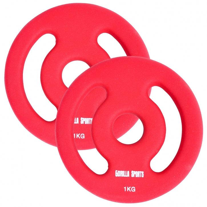 Hantelscheiben Set 30/31 mm Neopren 1 - 5 KG - Image 4