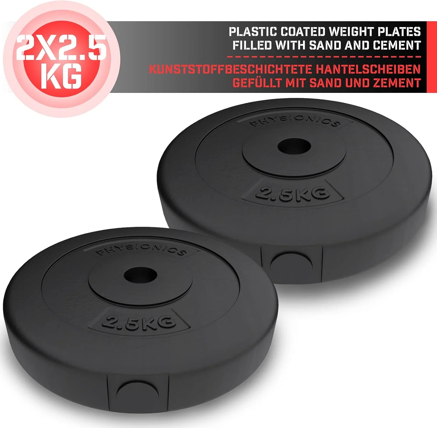 Hantelscheiben Set Kunststoff 5 - 30 kg 30 mm - Image 6