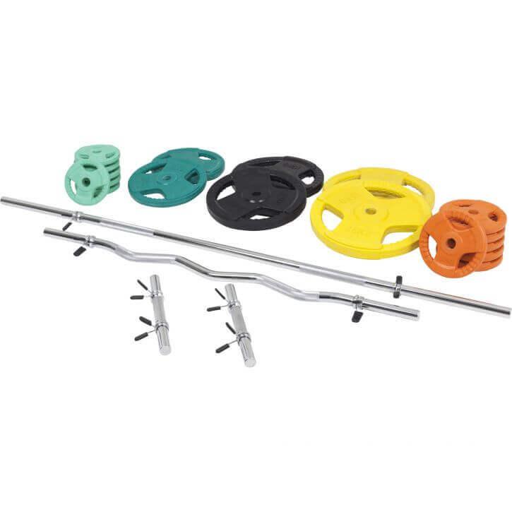Hantelset Gummi Gripper 108 kg - Image 14