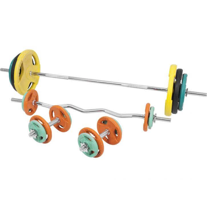 Hantelset Gummi Gripper 108 kg - Image 7