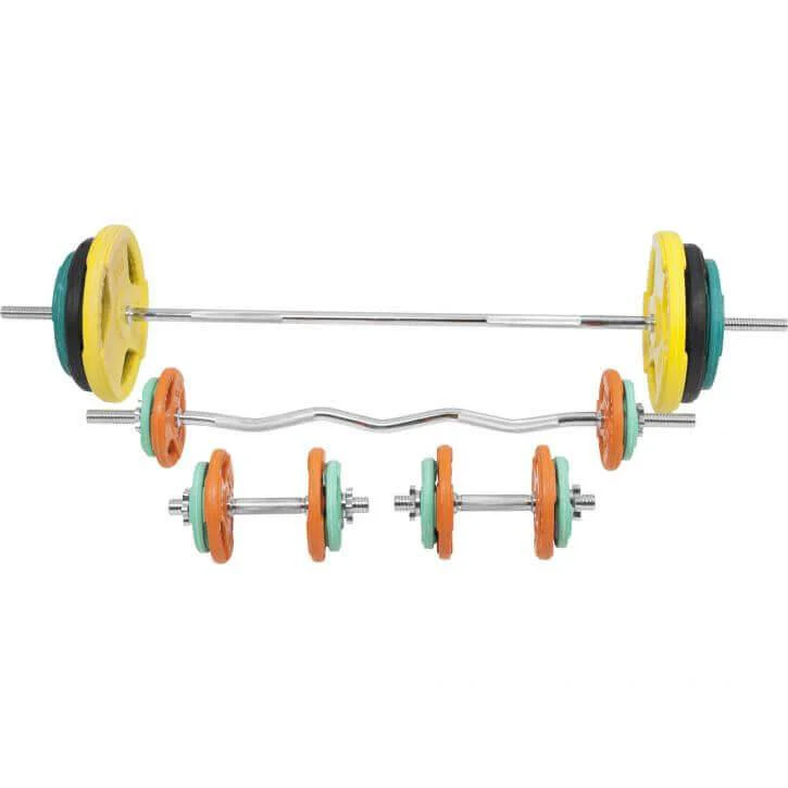 Hantelset Gummi Gripper 108 kg - Image 8