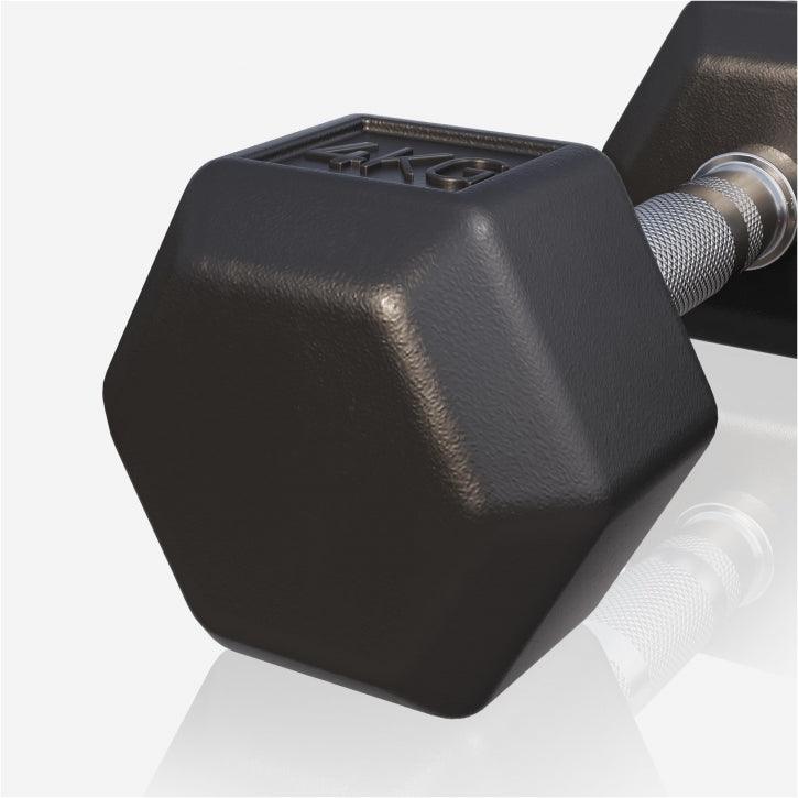 Hexagon Kurzhantel Gummi 2-50 kg - Image 102