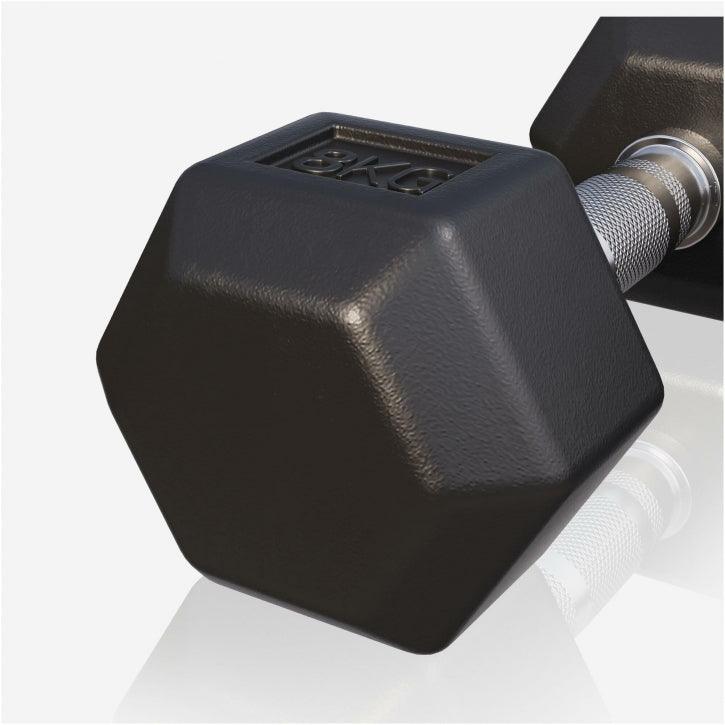 Hexagon Kurzhantel Gummi 2-50 kg - Image 108