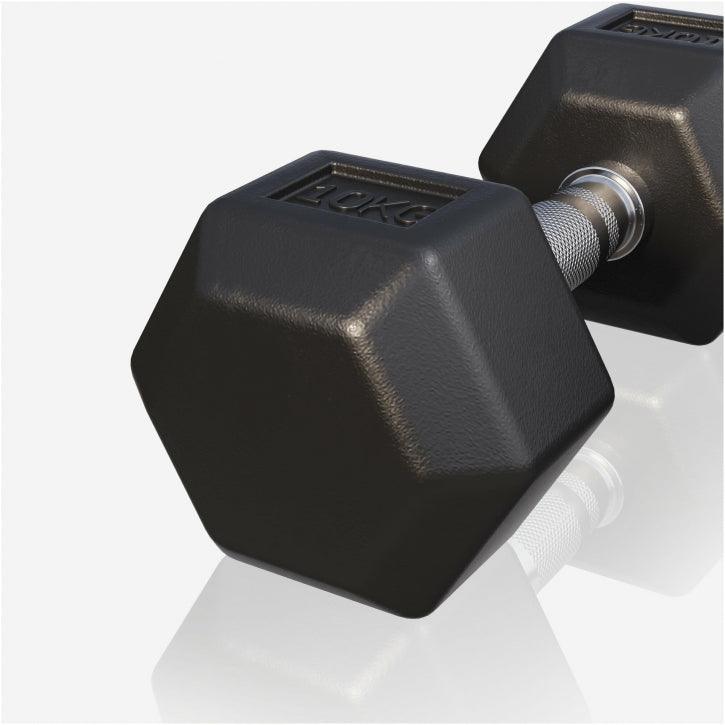 Hexagon Kurzhantel Gummi 2-50 kg - Image 110
