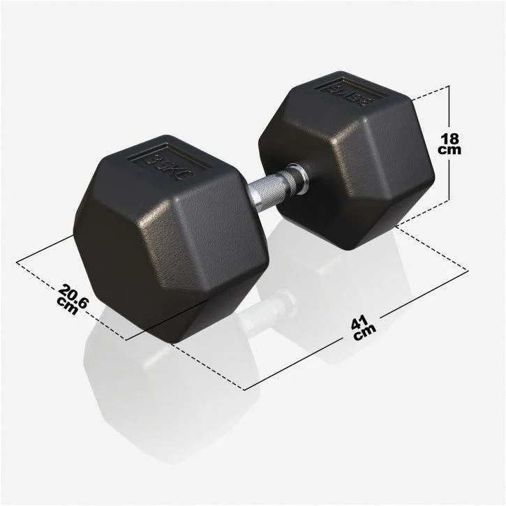 Hexagon Kurzhantel Gummi 2-50 kg - Image 33